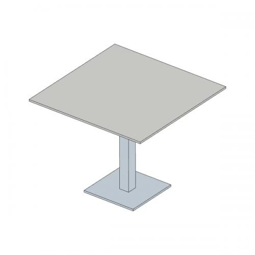 Mesa Rectangular Fenólica 1074 Gris Clarito